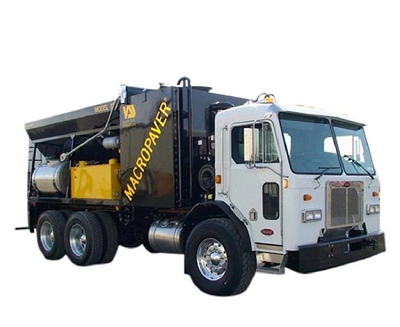 Дорожная машина для нанесения покрытий по технологиям Slurry Seal  и Micro Surfacing (микросюрфейсинг) VSS Macropaver® 12-EX